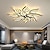 cheap Dimmable Ceiling Lights-Ceiling Lights Dimmable Cluster Design Ceiling Lights Plastic Artistic Style Modern Style Novelty Black LED Modern 110-240 V