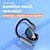 Χαμηλού Κόστους Ακουστικά τηλεφώνου &amp; επιχειρήσεων-L15 Ακουστικό Τηλεφώνου Γάντζος Αυτιού Bluetooth 5.2 Στέρεο Μεγάλη διάρκεια ζωής μπαταρίας Αυτόματη αντιστοίχιση για Apple Samsung Huawei Xiaomi MI Ζούμπα Κατασκήνωση &amp; Πεζοπορία Τρέξιμο