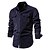 cheap Flannel Shirts-Men&#039;s Corduroy Shirt Flannel Winter Outdoor Thermal Warm Breathable Lightweight Sweat wicking Shirt Top Green Grey Dark Blue Red Brown / Long Sleeve
