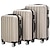 お買い得  旅行収納-3-in-1 多機能 大容量 旅行収納 スーツケース 荷物セット シャンパン