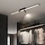 cheap Spot Lights Fixtures-2-Light 80/100 cm Single Design Ceiling Light LED Spotlight Track Light Metal Modern Simple Style Black 220-240V