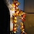 cheap LED String Lights-1.7M 20LEDs Autumn Maple Leaf Rattan LED String Lights 5pcs 2pcs Holiday Party Garden Thanksgiving Harvest Festival Decorative Light without Battery