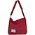 billiga Hand- och toteväskor-canvas väska för kvinnor retro stor storlek canvas axelväska hobo crossbody handväska ledig väska för shopping och resor