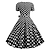 Недорогие 1950 гг.-в горошек ретро винтажное коктейльное платье 1950-х годов винтажное платье платье праздничный костюм расклешенное платье рождественское праздничное платье женское трапециевидное карнавальное платье