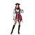 halpa parien halloween-asut-Pirates of the Caribbean Pariskunnan puvut Miesten Naisten Elokuva-cosplay Cosplay Punainen Liivi Toppi Leninki Karnevaali Naamiaiset Polyesteri