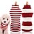 cheap Dog Clothing &amp; Accessories-Pet Dog Cat Clothes Teddy Method Autumn And Winter Clothing Supplies Sweater Thick Red And White Striped Elastic Feet