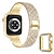 levne Řemínky na Apple Watch-Náramek na šperky Kompatibilní s Řemínek k hodinkám Apple Watch 38 mm 40 mm 41 mm 42 mm 44 mm 45 mm 49 mm s Casem Dámské Bling Diamond Nerez S kamínky Náhradní pásek na hodinky pro iwatch Ultra 2