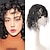 cheap Synthetic Trendy Wigs-covering fake curly hair top replacement block curly hair covering white hair corn beard wig piece female hair sparse hair cover cover