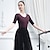 billige Ballettdrakt-pustende ballett activewear trikot / onesie ruching ren farge skjøting kvinners ytelsestrening halvermet høy bomullsblanding
