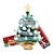 tanie Ubrania dla psów-Pakiet 45 cm choinki ze światłami dekoracja świąteczna pulpit gospodarstwa domowego 60 cm mini ozdoby choinkowe