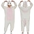cheap Kigurumi Pajamas-Adults&#039; Kigurumi Pajamas Nightwear Unicorn Elephant Character Onesie Pajamas Funny Costume Flannel Cosplay For Men and Women Carnival Animal Sleepwear Cartoon