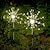 cheap Pathway Lights &amp; Lanterns-Solar Fireworks Lights 90/120/150/200 LEDS Outdoor DIY Solar Lights Garden Decorative Lights Waterproof Fairy Lights Lawn Lights