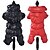 cheap Dog Clothing &amp; Accessories-Dog Cat Coat Solid Colored Adorable Stylish Sweet Style Casual Outdoor Casual Daily Winter Dog Clothes Puppy Clothes Dog Outfits Warm Black Red Costume for Girl and Boy Dog Cotton XS S M L XL XXL