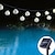 זול חוט נורות לד-שמש מנורת מחרוזת מרוקאית חג המולד כדור פיות אורות מחרוזת 12 מ&#039; 7 מ&#039; 6.5 מ&#039; אורות גינה חיצונית ip65 עמיד למים מסיבת חתונת שנה חדשה מסיבת מרפסת עץ תליית אורות תפאורה חג המולד מנורת נוף