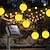 billiga LED-ljusslingor-mini klot strängljus solar led fairy string lights julljus 12m 100led 5m 20led utomhus vattentät ip65 camping flexibla semesterljus för trädgård julfest gård dekoration