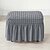abordables Housse de pouf-housse de pouf en seersucker élasthanne, housse de repose-pieds rectangulaire extensible bordeaux, housses amovibles lavables pour pouf de rangement, protection haute en élasthanne pour repose-pieds