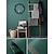 cheap Solid Color Wallpaper-Green Wallpaper Solid Color Peel and Stick Wallpaper Removable Non-woven Adhesive Required 53x950cm/20.87x374inch for Living Room/Bedroom