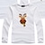 cheap Tops-Family T shirt Cotton Deer Black White Red Long Sleeve Mommy And Me Outfits Daily Matching Outfits