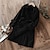 levne Svrchní oděvy-dětský dívčí trenčkot dlouhý rukáv khaki černý jednobarevný volán jaro podzim škola módy 7-13 let