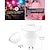 billige Smarte lyspærer-gu10 led spot lyspærer 5w farge skiftende med ekstern rgb hvit minne humør stemning belysning