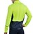 voordelige Heren shirts-21Grams Voor heren Wielrenshirt Lange mouw Fietsen Shirt Kleding Bovenlichaam met 3 achterzakken Bergracen Wegwielrennen Ademend Sneldrogend Vochtregelerend Reflecterende strips Zwart Groen Geel