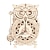 cheap Jigsaw Puzzles-Wood 3D Puzzles for Adults Wooden Owl Clock Mechnical Gear Model Kits Gift for Adults &amp; Teens (122 PCS)
