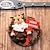 voordelige Hondenkleding-kerstkrans deur opknoping etalage kerstversiering multi patroon pop krans opknoping