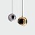 cheap Globe Design-LED Pendant Light Metal Ball Design 12cm 1-Light Mini Pendant Light Adjustable LED Metal Mini Electroplated Island Lights Modern Contemporary Style Kitchen Dining 110-240V
