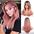 cheap Synthetic Trendy Wigs-Brown Long Wave Wigs Wig for Women Body Wave Hair Wig With Blonde Highlight Wig for Women Daily Party Use Heat Resistant Halloween Cosplay Party Wigs