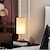 voordelige tafel &amp; vloerlamp-bureaulamp usb-oplaadpoorten, grijze beige bedlamp met stopcontact, bedlamp met ritsschakelaar, minimalistische moderne bureaulamp met stoffen kap, geschikt voor woonkamer slaapkamer kantoor