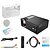 cheap Projectors-WAZA® W01-Pro LCD Projector 2800 Lumens Phone Same Screen Version Support 1080P Input Dolby Audio Wireless Portable Smart Home Theater Projector Beamer