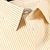 levne Pánské společenské košile-Pánské Košile k obleku Košile na knoflíky Košile s límečkem Žlutá Vodní modrá Trávová zelená Dlouhý rukáv Proužky Přehnutý Léto Jaro Svatební Venkovní Oblečení Tlačítko dolů