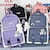 cheap Bookbags-School Backpack Bookbag Cartoon 3D for Student Boys Girls Water Resistant Wear-Resistant Breathable Polyester School Bag Back Pack Satchel 19.87/16.16/10 inch, Back to School Gift