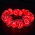 billige LED-stringlys-roseslynger julepynt 40/20/10 led batteridrevet romantisk rød rosa hvit rose lyssnor 6m 3m 2m kunstige blomster krans led lys til valentinsdag bryllupsfest juledekor