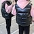 Χαμηλού Κόστους Πανωφόρια-Παιδιά Κοριτσίστικα Γιλέκο Παλτό Μακρυμάνικο Ασημί Σαμπανιζέ Μαύρο Συμπαγές Χρώμα Φθινόπωρο Χειμώνας Μοντέρνα Σχολείο 7-13 ετών