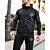 cheap Men&#039;s Tracksuits-Men&#039;s Tracksuit Sweatsuit 2 Piece Full Zip Athletic Long Sleeve Breathable Moisture Wicking Soft Fitness Gym Workout Running Sportswear Activewear Solid Colored Black Dark Navy Red