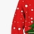 זול קפוצ&#039;ונים וסווטשירט תלת מימד של ילד-ילדים בנים טרנינג סנטה קלאוס שרוול ארוך צווארון צווארון סתיו חורף אופנתי סגנון חמוד פוליאסטר בָּחוּץ