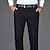 cheap Dress Pants-Men&#039;s Dress Pants Trousers Suit Pants Pocket Plain Comfort Breathable Ankle-Length Wedding Office Business Chic &amp; Modern Classic Black Deep Blue High Waist Micro-elastic