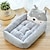 cheap Dog Beds &amp; Blankets-Dog Kennel Warm In Winter Big And Small Dogs Red Cartoon Pet Kennel Dog Bed Dog Mat Cat Kennel Pet Supplies