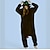 זול פיג&#039;מות קיגורומי-מבוגרים פיג&#039;מות קיגורומי ביגוד שינה אנימציה דמות פיג&#039;מה אוברול פלנל קוספליי ל גברים ונשים קרנבל הלבשת בעלי חיים קָרִיקָטוּרָה