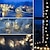 baratos Mangueiras de LED-Luzes de corda marroquina solar globo luzes de fadas ao ar livre à prova d&#039;água 8 modos de iluminação 5m 7m 10m luzes de corda 20/30/50 leds el branco quente rgb branco luzes de corda criativas luzes de férias festa de casamento