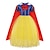 cheap Movie &amp; TV Theme Costumes-Frozen Snow White Fairytale Princess Flower Girl Dress Theme Party Costume Tulle Dresses Girls&#039; Movie Cosplay Yellow (With Accessories) Dress Accessory Set Halloween Carnival World Book Day Costumes