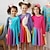 halpa Mekot-lasten tyttöjen mekko värilohko sateenkaari pitkähihainen rento söpö puuvilla polvipituinen syksy talvi 3-6 v harmaa