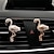 halpa Riipukset ja koristeet-auton ilmanraikastin metalliseos timantti ilmanpoistoaukko flamingo aromi diffuusori auton sisätilojen hajuvesiklipsi huippuluokan auto inter tarvikkeet