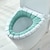 voordelige toiletdeksel &amp; tankafdekkingen-zachte toiletbrilkussens dikker warmer rekbaar wasbaar stoffen toilet past op alle ovale toiletbrillen