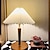 ieftine lampă de masă și podea-lampă de masă cu abajur din pânză și cap lampă din alamă sufragerie dormitor, lampă de masă cu comutator cu tragere, lampă de masă cu comutator cu tragere, lampă de noptieră din lemn de 5w 110-240v