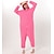 cheap Kigurumi Pajamas-Adults&#039; Kigurumi Pajamas Nightwear Shark Bear Monster Animal Onesie Pajamas Flannel Cosplay For Men and Women Christmas Animal Sleepwear Cartoon