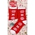 cheap All Under $9.99-Men&#039;s Women&#039;s Crew Socks Party Christmas Multi Color Spandex Nylon Cotton Casual Classic Warm Cute 1 Pair