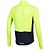 voordelige Heren shirts-21Grams Voor heren Wielrenshirt Lange mouw Fietsen Shirt Kleding Bovenlichaam met 3 achterzakken Bergracen Wegwielrennen Ademend Sneldrogend Vochtregelerend Reflecterende strips Zwart Groen Geel