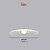 economico Supporti da incasso e semi incasso-lampada a sospensione a led foglia di loto finitura in plastica 62 cm 3 colori cavo regolabile mini isola luci moderno stile contemporaneo cucina sala da pranzo casa bar luce 110-120v 220-240v